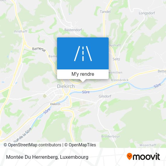 Montée Du Herrenberg plan