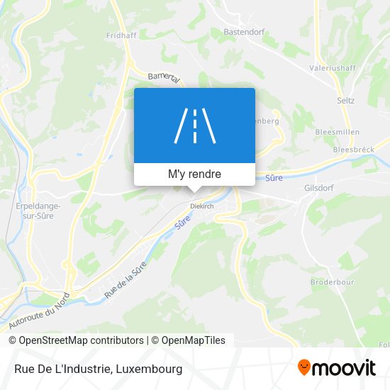 Rue De L'Industrie plan