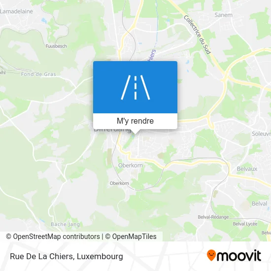 Rue De La Chiers plan