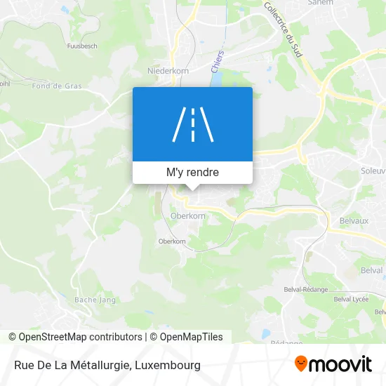 Rue De La Métallurgie plan