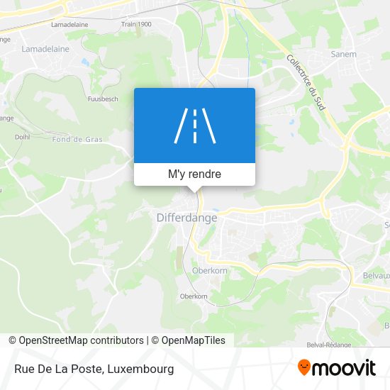 Rue De La Poste plan