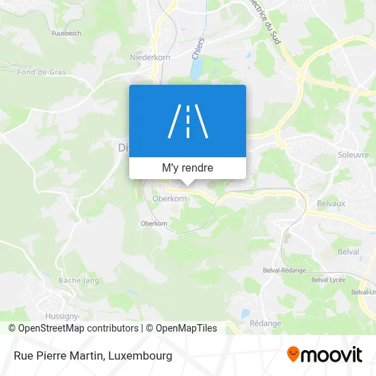 Rue Pierre Martin plan