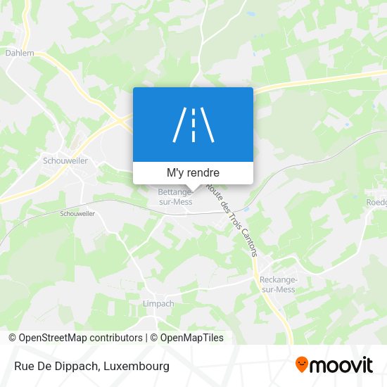 Rue De Dippach plan