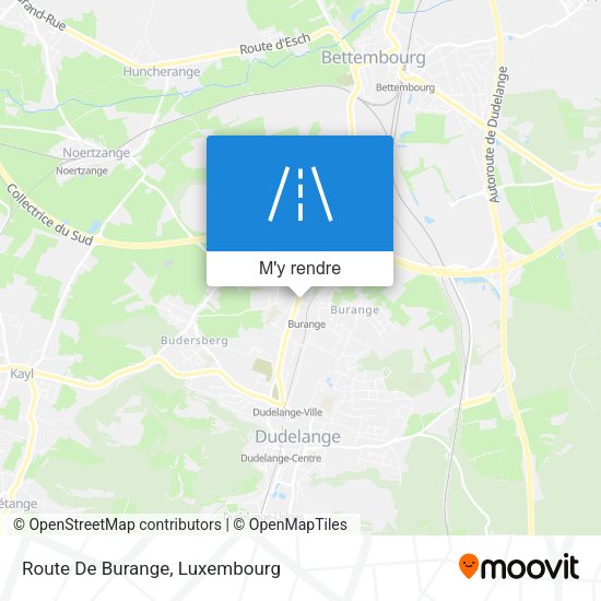 Route De Burange plan