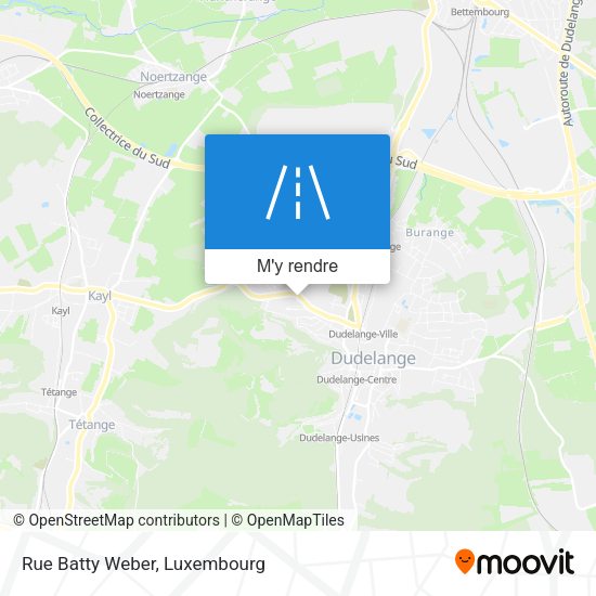 Rue Batty Weber plan