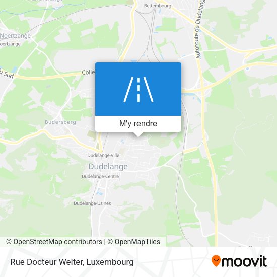 Rue Docteur Welter plan