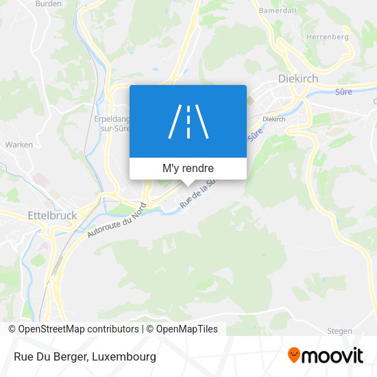 Rue Du Berger plan