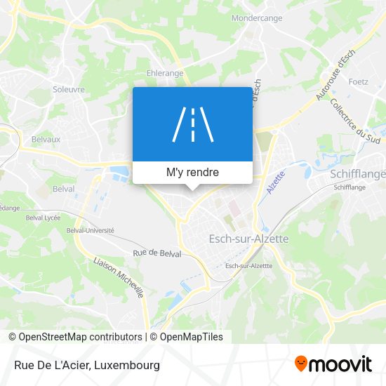 Rue De L'Acier plan