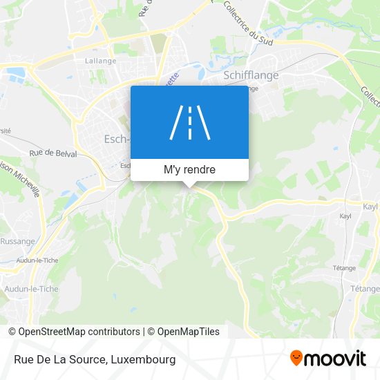 Rue De La Source plan