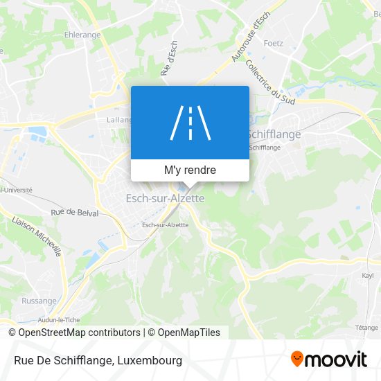 Rue De Schifflange plan