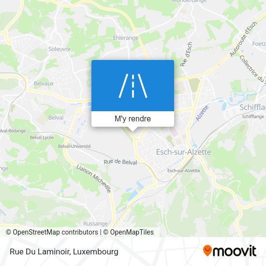 Rue Du Laminoir plan