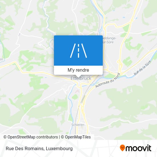 Rue Des Romains plan