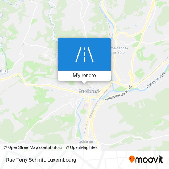 Rue Tony Schmit plan