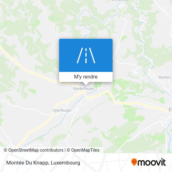 Montée Du Knapp plan