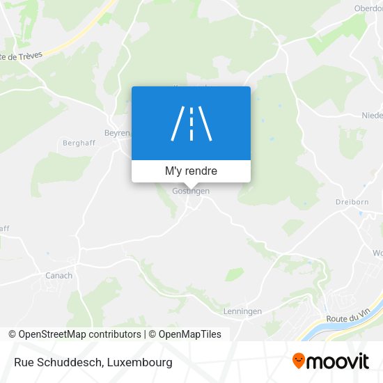 Rue Schuddesch plan