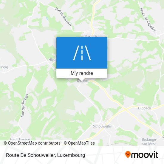 Route De Schouweiler plan