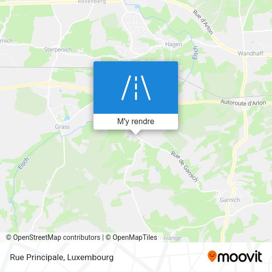 Rue Principale plan