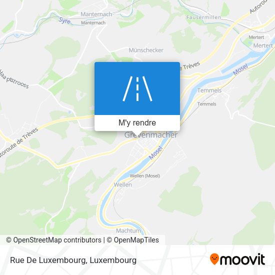 Rue De Luxembourg plan