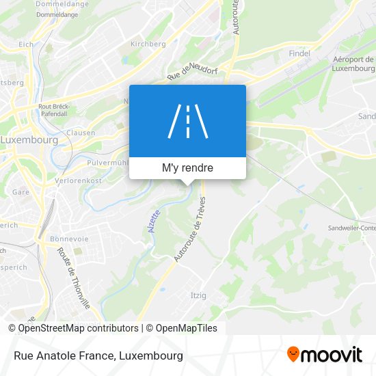 Rue Anatole France plan