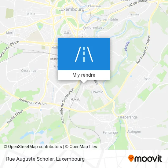 Rue Auguste Scholer plan