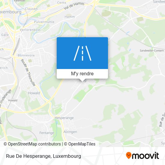 Rue De Hesperange plan