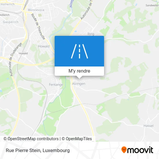 Rue Pierre Stein plan