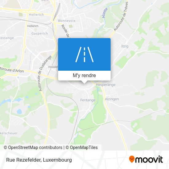 Rue Rezefelder plan