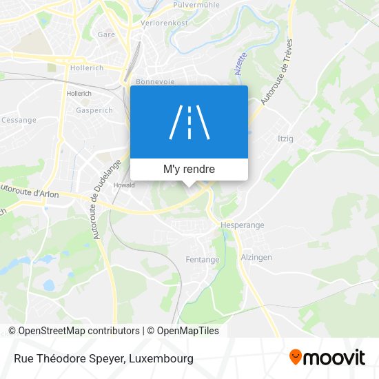 Rue Théodore Speyer plan