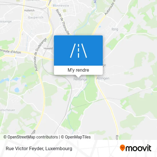 Rue Victor Feyder plan