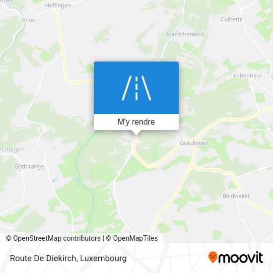 Route De Diekirch plan