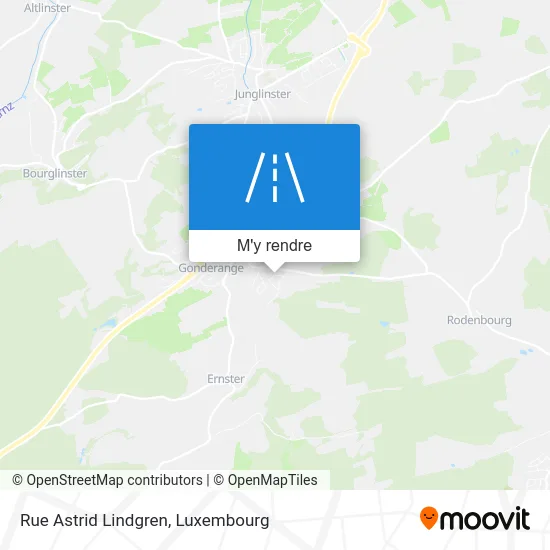 Rue Astrid Lindgren plan