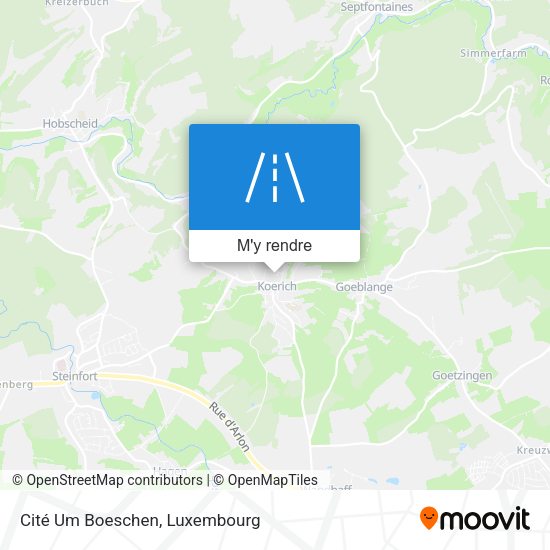 Cité Um Boeschen plan