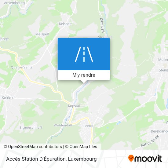 Accès Station D'Épuration plan