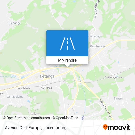Avenue De L'Europe plan