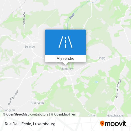 Rue De L'École plan