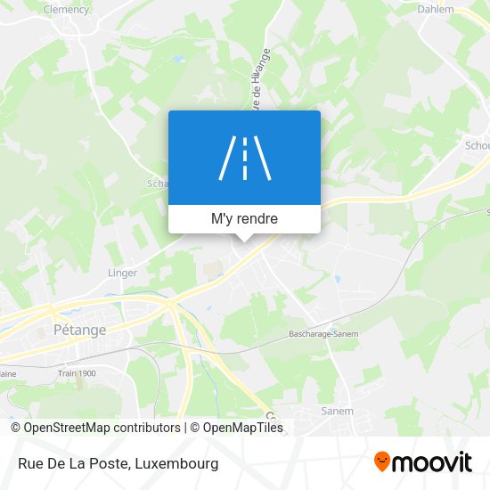 Rue De La Poste plan