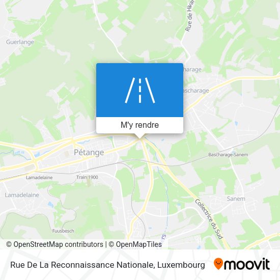 Rue De La Reconnaissance Nationale plan