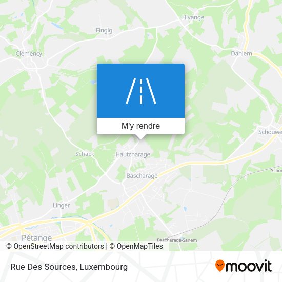 Rue Des Sources plan