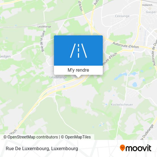 Rue De Luxembourg plan