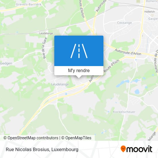 Rue Nicolas Brosius plan