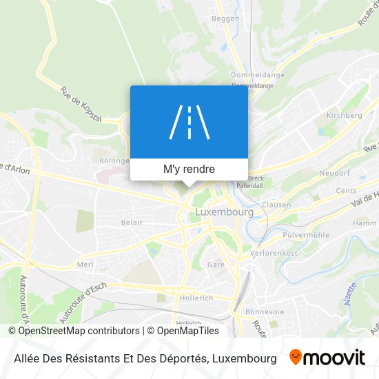Allée Des Résistants Et Des Déportés plan