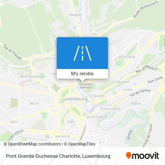 Pont Grande-Duchesse Charlotte plan