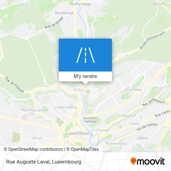 Rue Auguste Laval plan