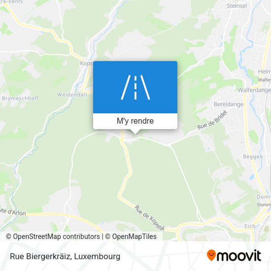 Rue Biergerkräiz plan