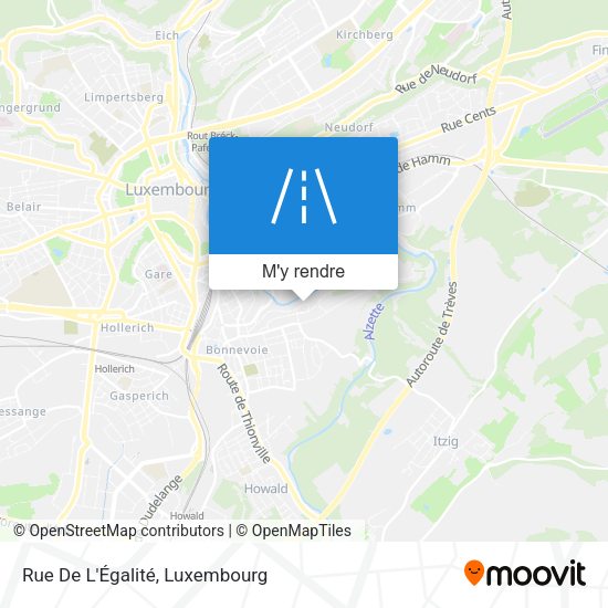 Rue De L'Égalité plan