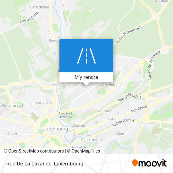 Rue De La Lavande plan