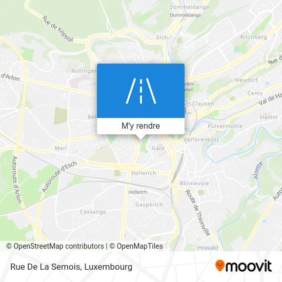 Rue De La Semois plan