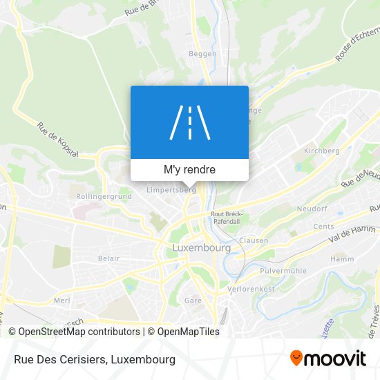 Rue Des Cerisiers plan
