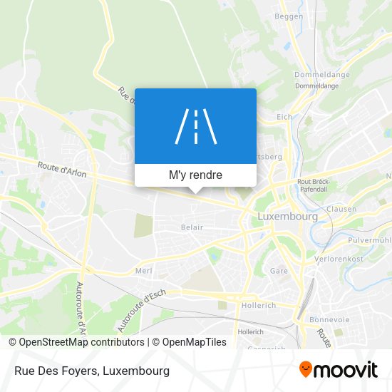 Rue Des Foyers plan