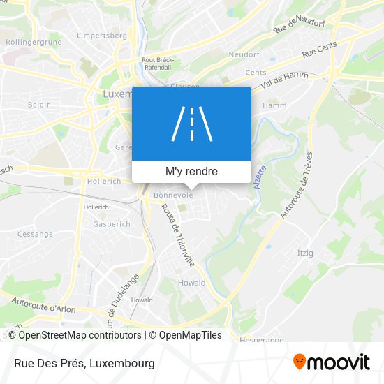 Rue Des Prés plan